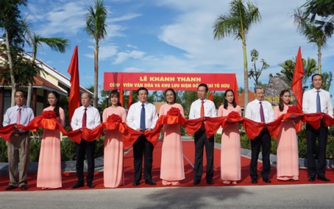 Khánh thành công viên văn hóa và khu lưu niệm nhà thơ Tố Hữu